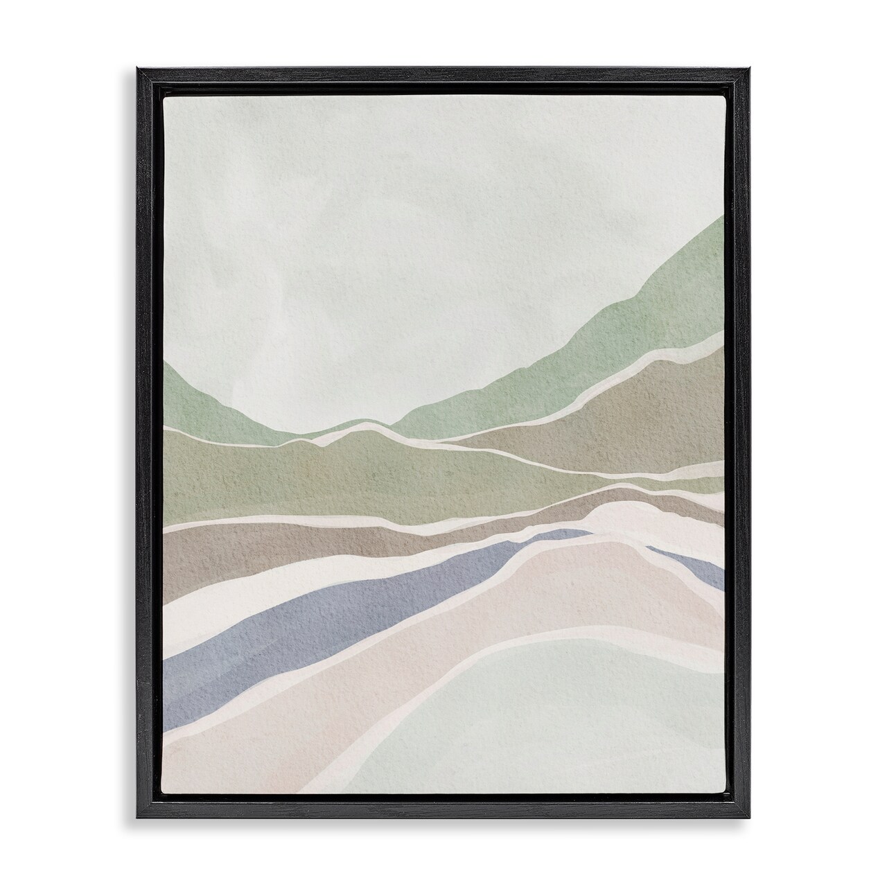 Stupell Industries Muted Pastels Desert Landscape Floating Frame By Nikita Jariwala